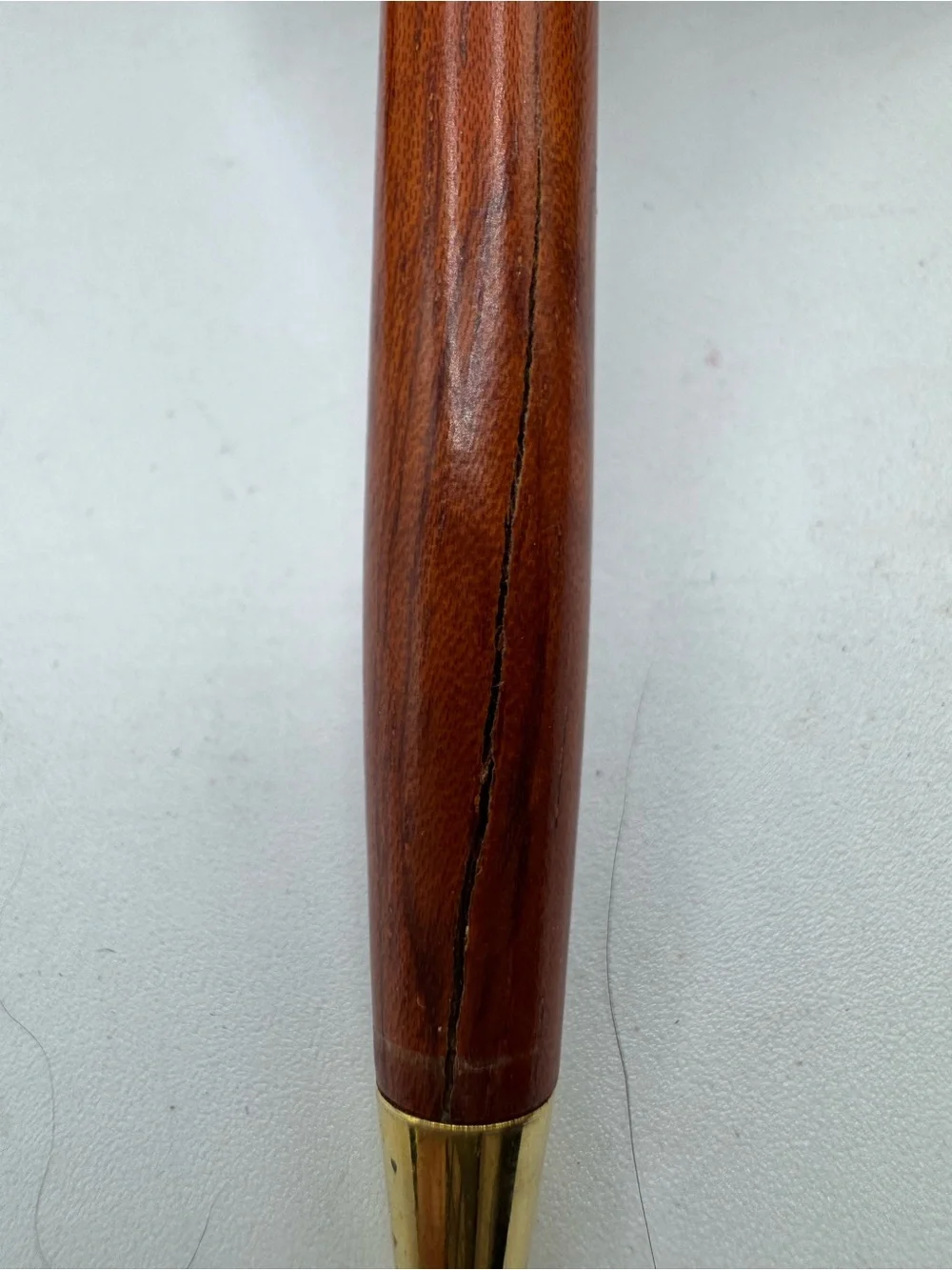 Vintage Wood Pen with Matching Case / Business Card Holder